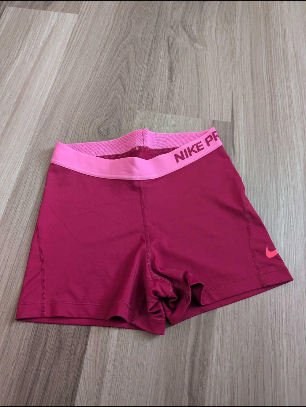 Nike Pro Compression Training Shorts Women's Medium Pink Dri-FIT